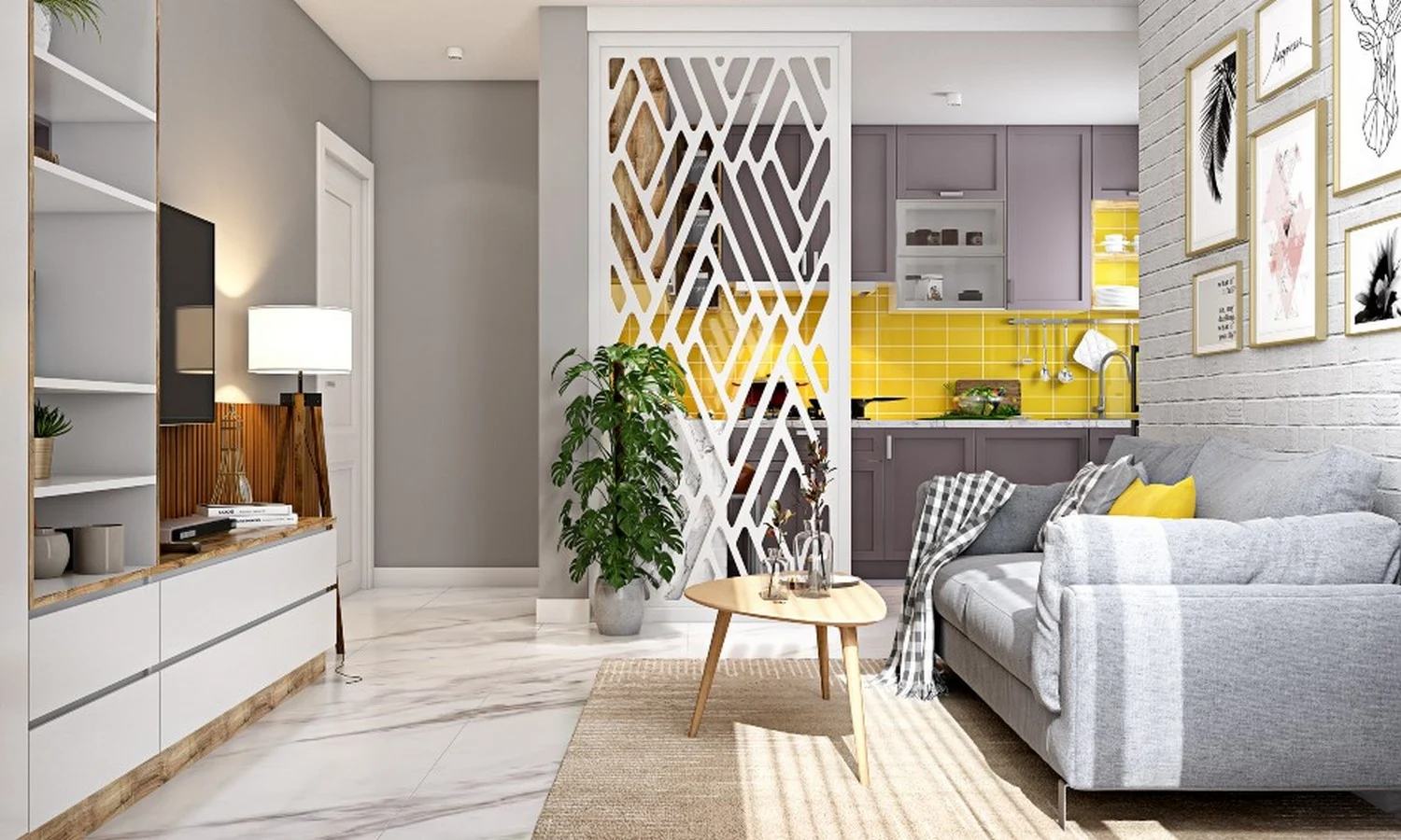 Best Interior Design Ideas for a 1 BHK Flat