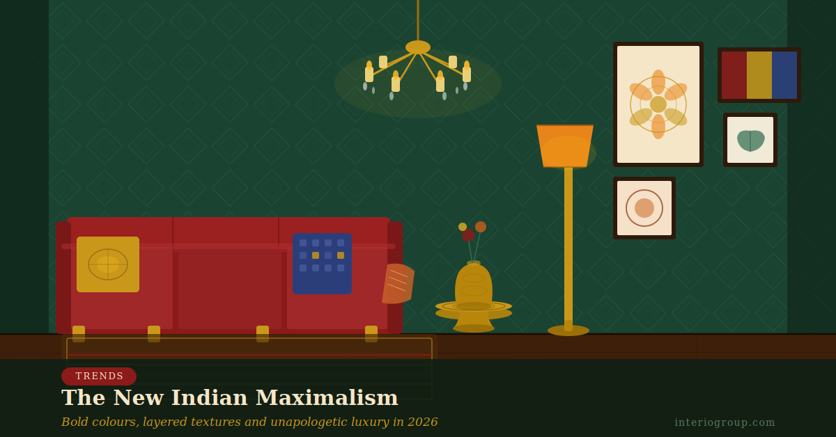 The New Indian Maximalism: Bold Colours, Layered Textures and Unapologetic Luxury in 2026